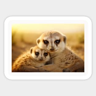 Meerkat Animal Wild Beauty Freedom Wilderness Enchanting Sticker